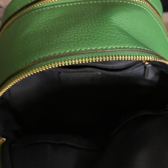 Coach Charlie Mini Backpack Green Pebbled Leather F38263 with hangtag - Picture 7 of 9